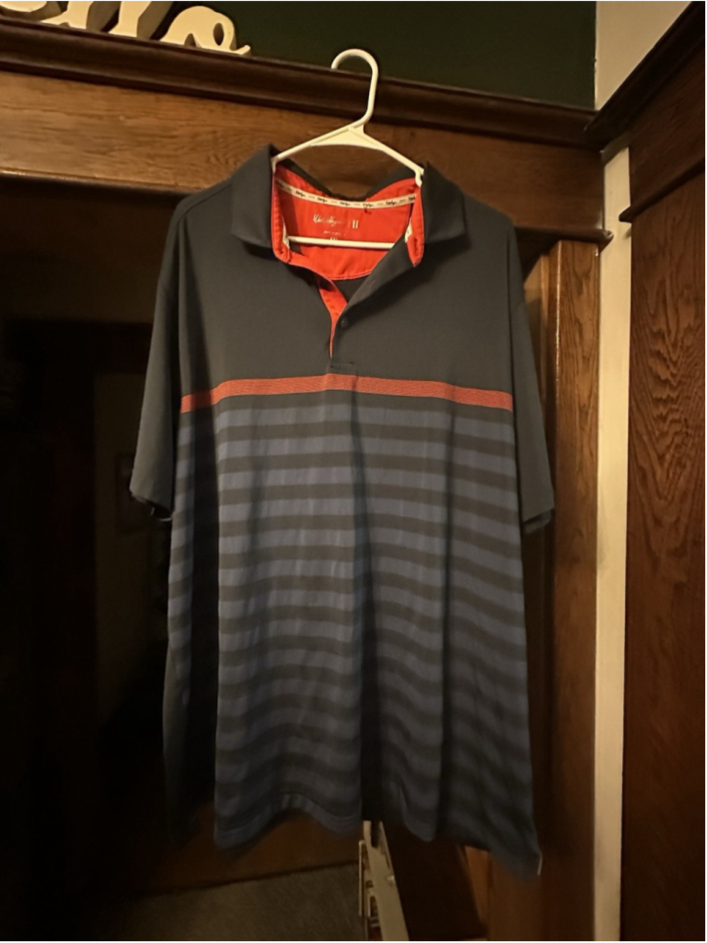 Walter Hagen Men's Striped Short Sleeve Polo Shirts Logo Collared Size XXL Lot 3
